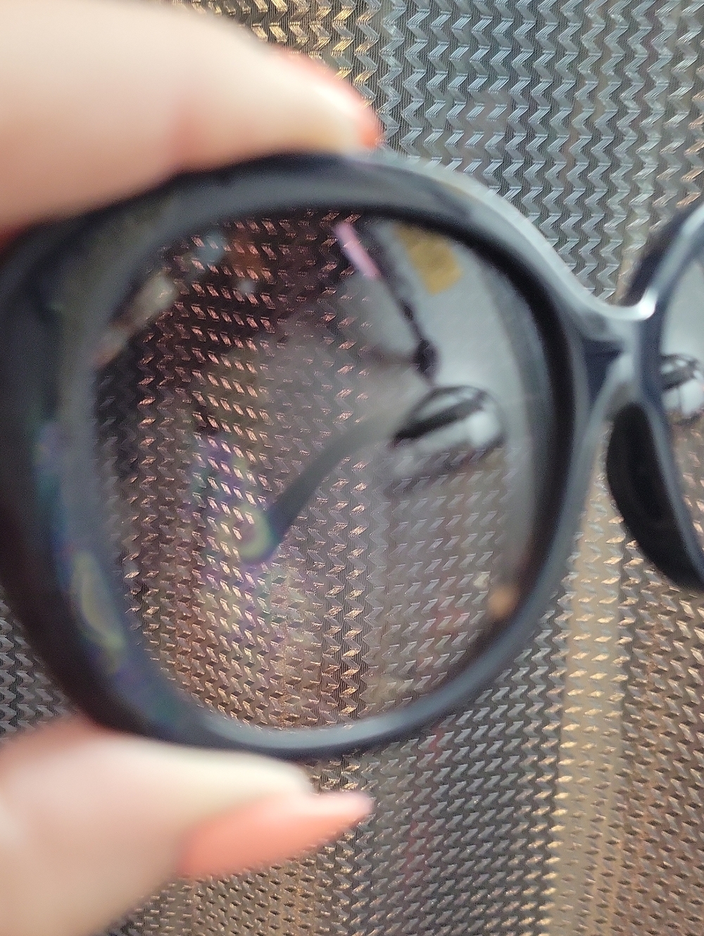Coach Women's Navy Blue Gradient Oversized Sunglasses - Picture 5 of 8